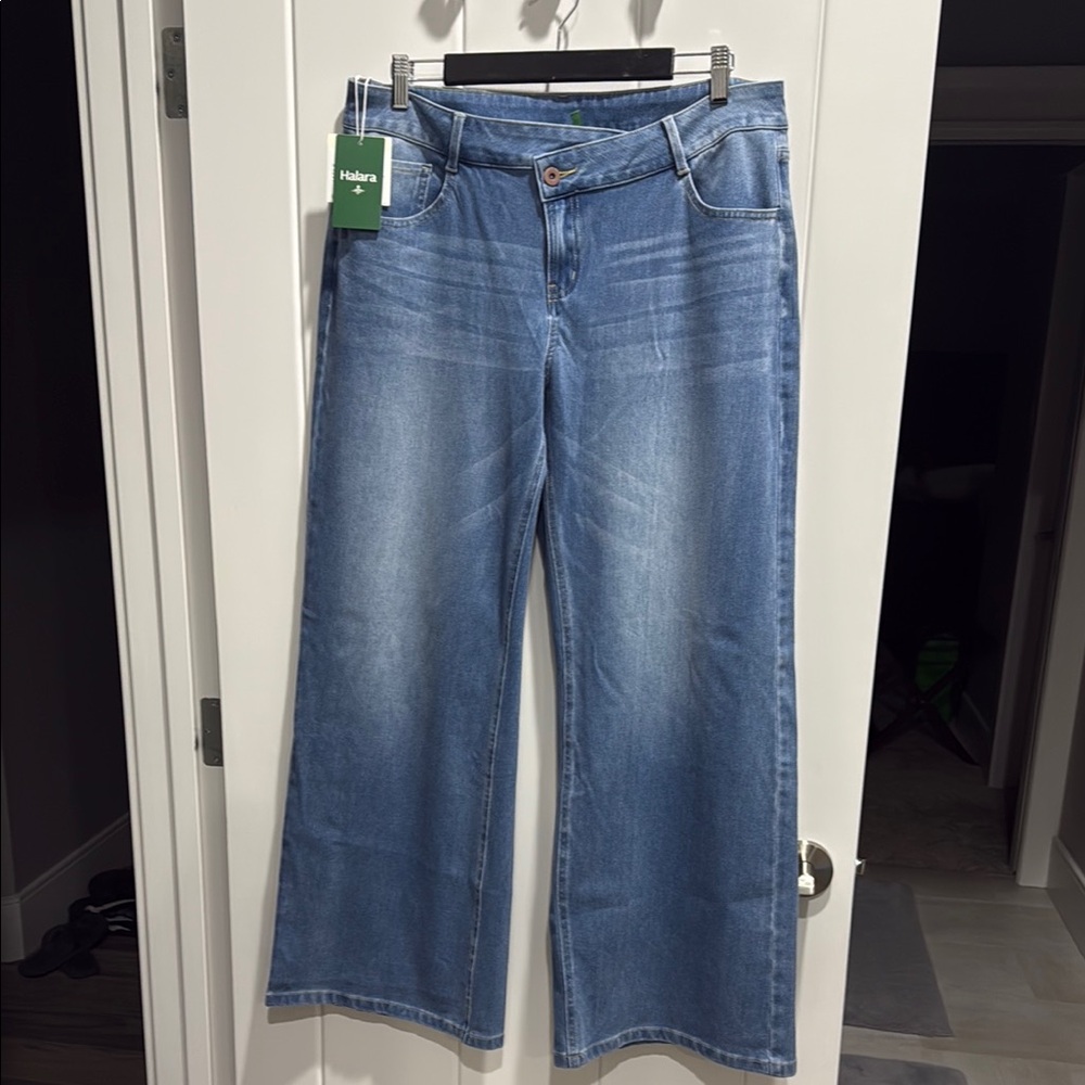 HALARA Blue Flare & Wide Leg Jeans